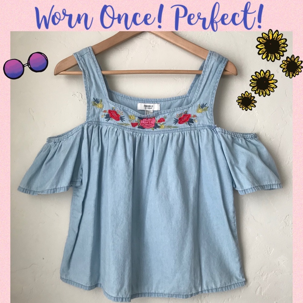 ❣️SALE! Perfect Boho Top! Worn once! 🌻